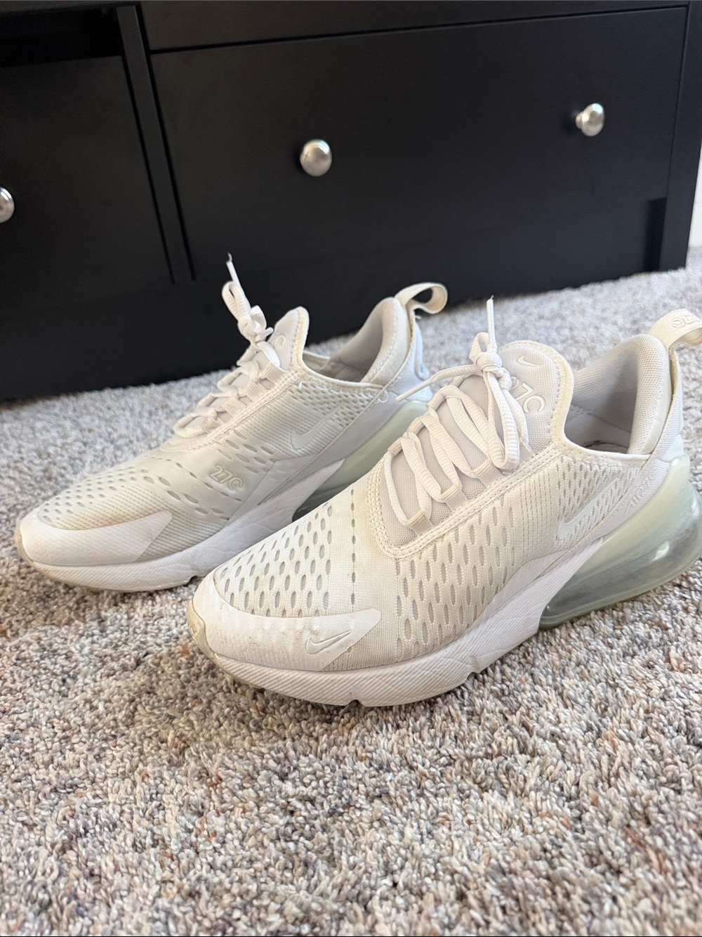 Nike Women’s Off-White/Light Cream Air Max 270 Sneakers